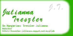 julianna treszler business card